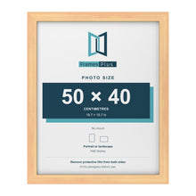 Pine picture frame for a 50 x 40 cm photo