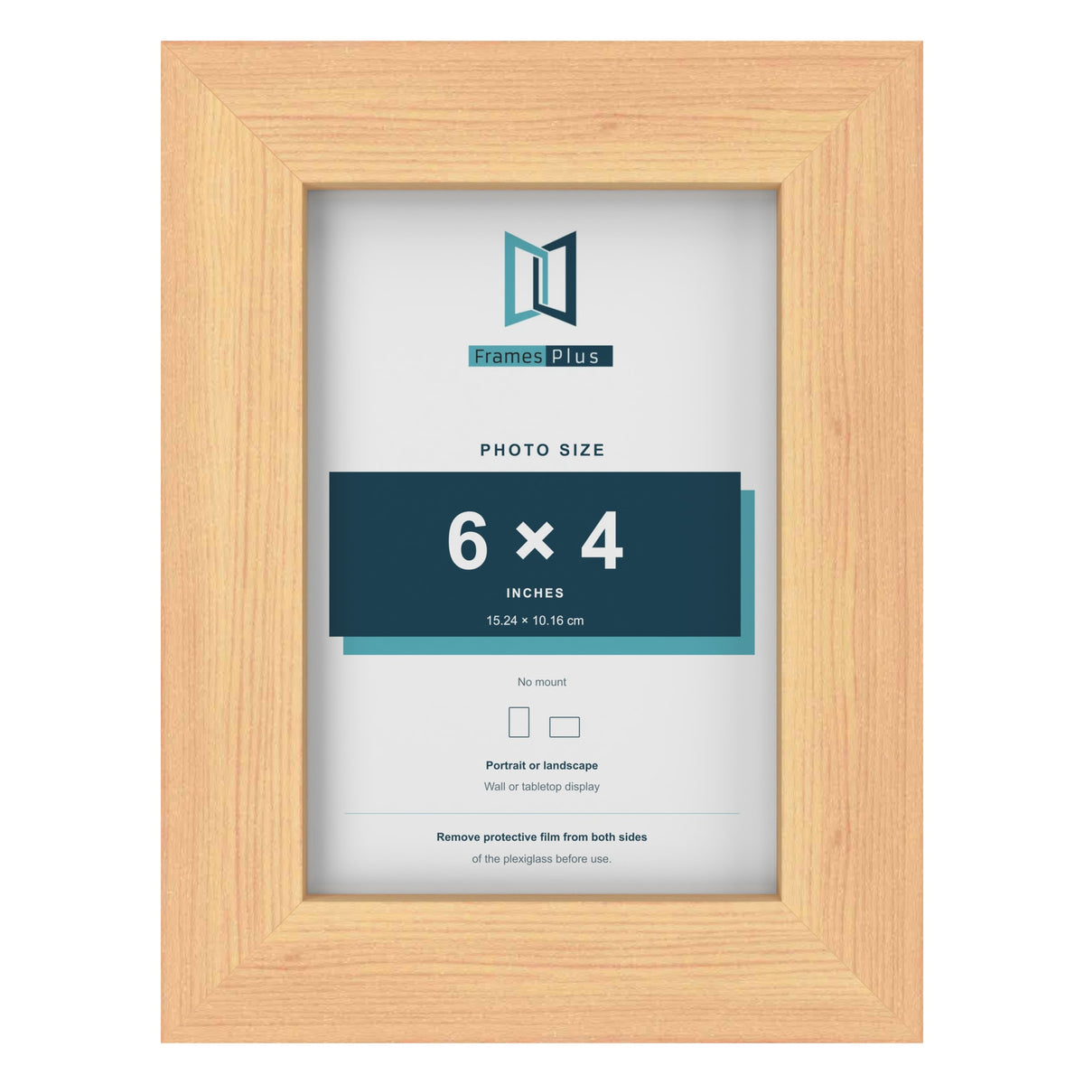 Pine picture frame for a 6 x 4 inch photo