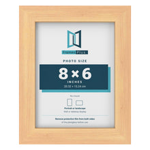 Pine picture frame for a 8 x 6 inch photo