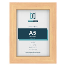Pine picture frame for an A5 photo