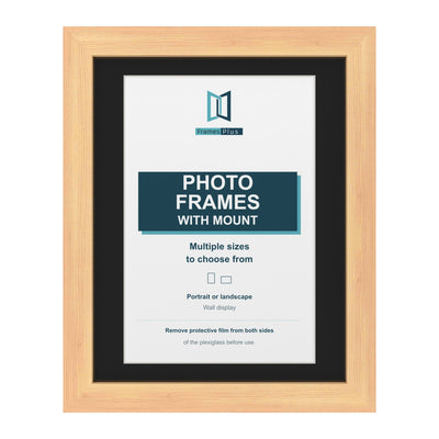 Classic Range Pine Picture, Photo & Poster Frame with Black Mount