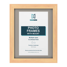 Pine picture frame with a Dawn Grey mount