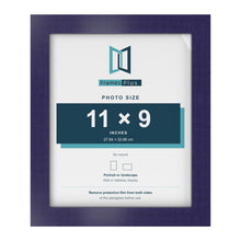 Purple picture frame for a 11 x 9 inch photo