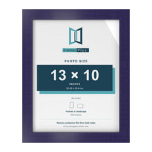 Purple picture frame for a 13 x 10 inch photo