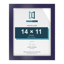 Purple picture frame for a 14 x 11 inch photo