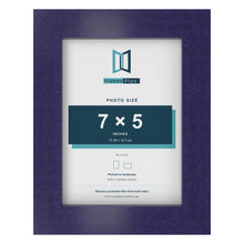 Purple picture frame for a 7 x 5 inch photo