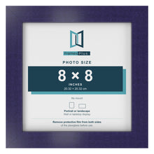 Purple picture frame for a 8 x 8 inch photo