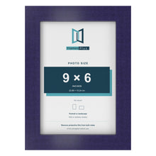 Purple picture frame for a 9 x 6 inch photo