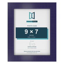 Purple picture frame for a 9 x 7 inch photo