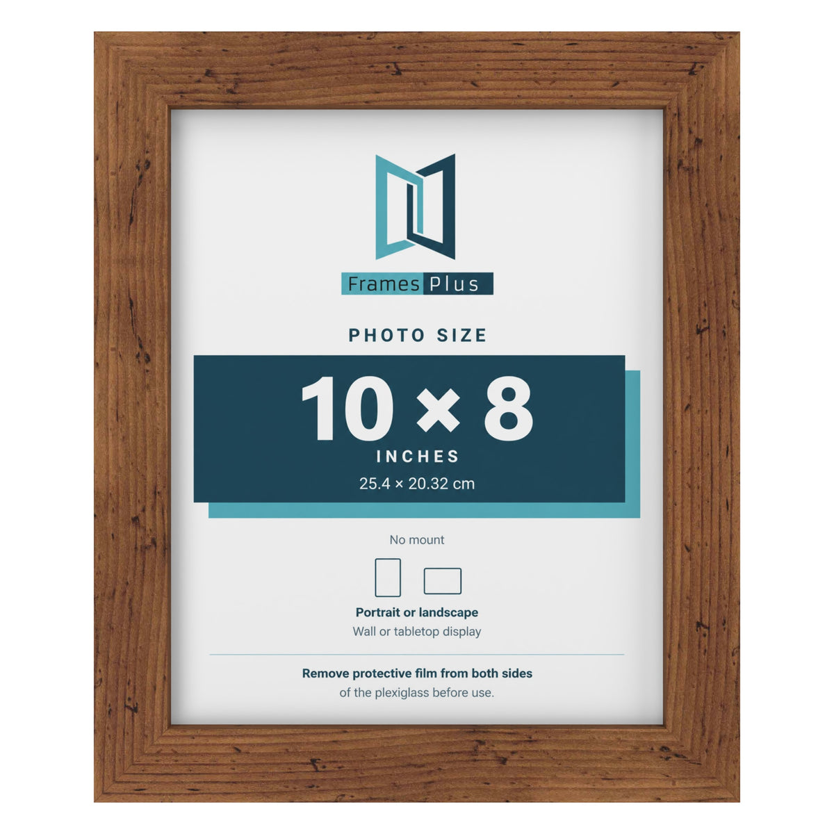 Rustic picture frame for a 10 x 8 inch photo