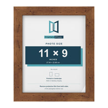 Rustic picture frame for a 11 x 9 inch photo