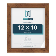 Rustic picture frame for a 12 x 10 inch photo