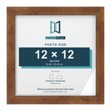 Rustic picture frame for a 12 x 12 inch photo