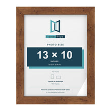 Rustic picture frame for a 13 x 10 inch photo