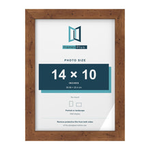 Rustic picture frame for a 14 x 10 inch photo