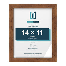 Rustic picture frame for a 14 x 11 inch photo