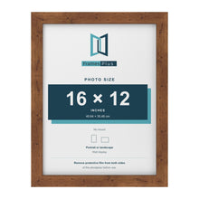 Rustic picture frame for a 16 x 12 inch photo
