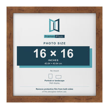 Rustic picture frame for a 16 x 16 inch photo