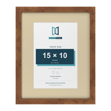 Rustic 20 x 16 inch picture frame with an ivory mount for a 15 x 10 inch photo