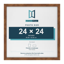 Rustic picture frame for a 24 x 24 inch photo
