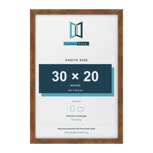 Rustic picture frame for a 30 x 20 inch photo