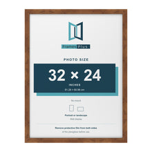 Rustic picture frame for a 32 x 24 inch photo