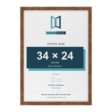 Rustic picture frame for a 34 x 24 inch photo