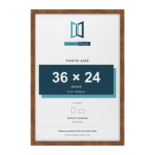Rustic picture frame for a 36 x 24 inch photo