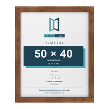 Rustic picture frame for a 50 x 40 cm photo
