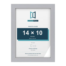 Silver picture frame for a 14 x 10 inch photo