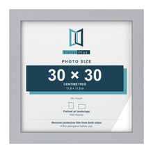 Silver picture frame for a 30 x 30 cm photo