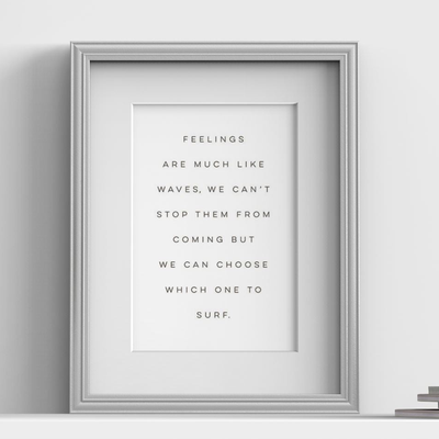 Devon Range Silver Picture, Photo & Poster Frame with White Mount