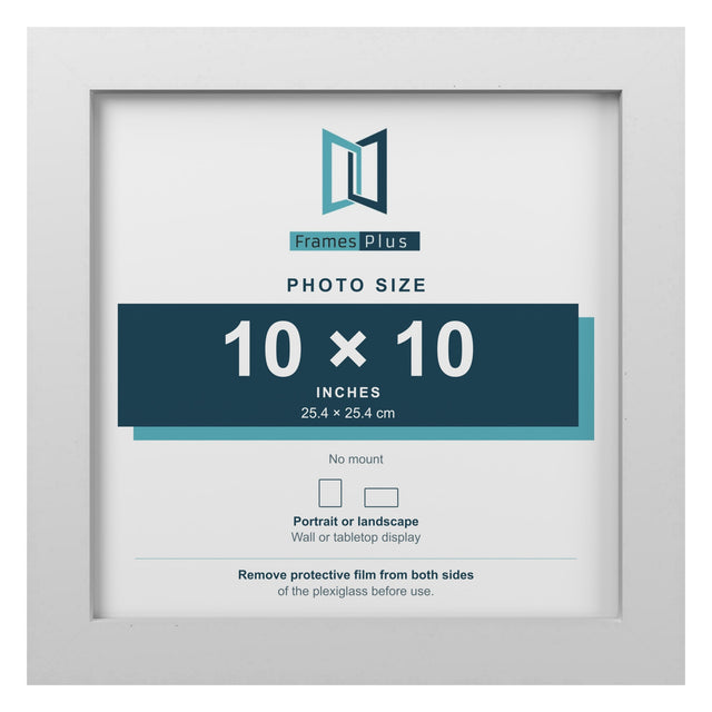 Classic Range White Picture, Photo & Poster Frame — Finish and profile example