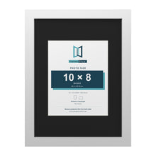 White 16 x 12 inch picture frame with a black mount for a 10 x 8 inch photo