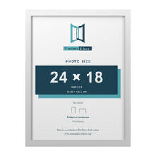 White picture frame for a 24 x 18 inch photo