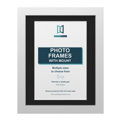 Classic Range White Picture, Photo & Poster Frame with Black Mount