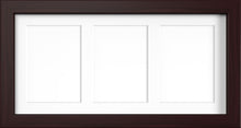 MODERN MULTI PICTURE PHOTO FRAME FOR 3 IMAGES OF 7"X5" WITH QUALITY WHITE MOUNT - Framesplus.co.uk