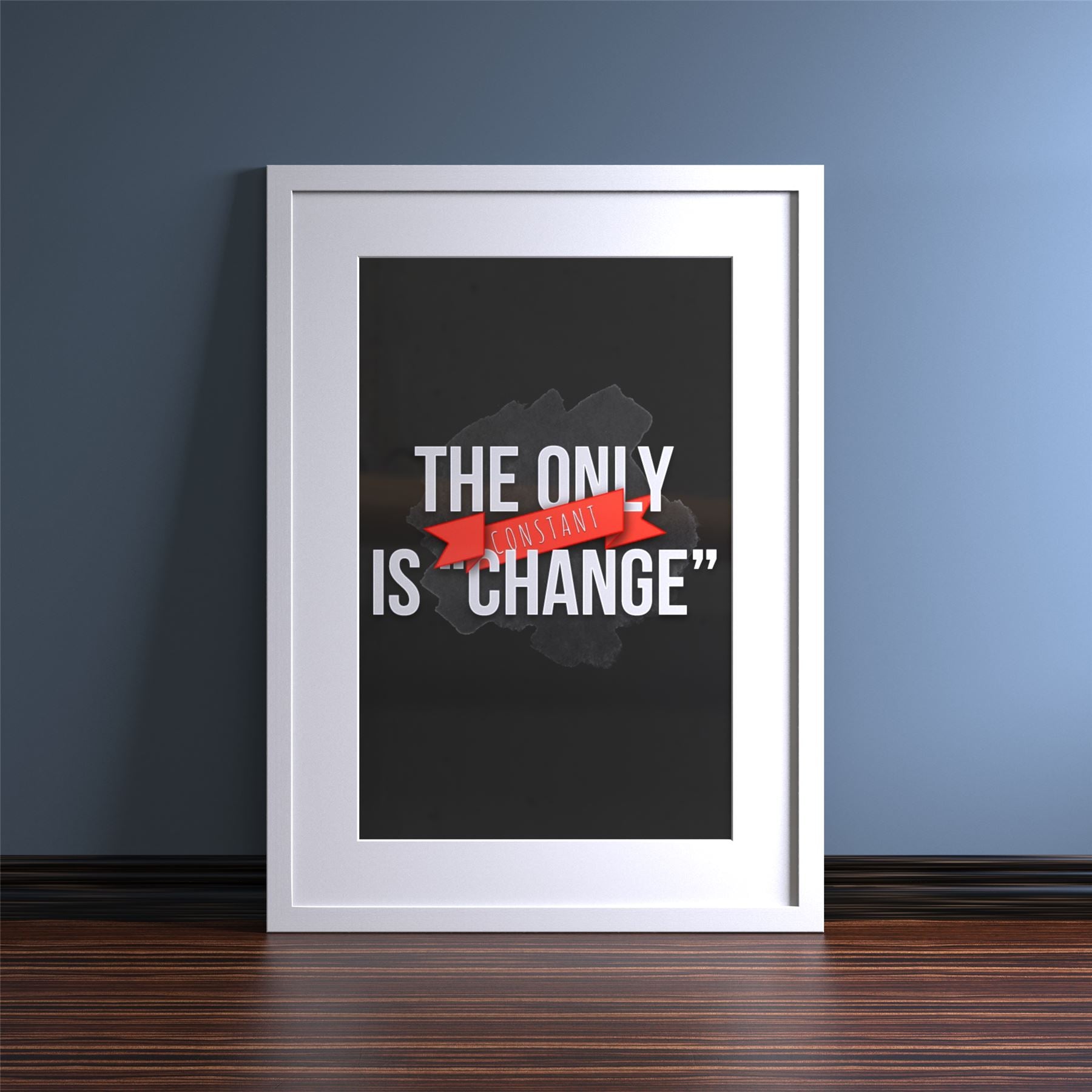 Classic Range White Picture Photo Poster Frame with White Mount - Framesplus.co.uk