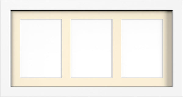 MODERN MULTI PICTURE PHOTO FRAME FOR 3 IMAGES OF 7