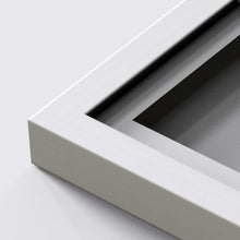 Box Range White 25mm Deep Picture Display Frame with 1" Ivory Mount, Memory Box Medals Memorabilia - Framesplus.co.uk