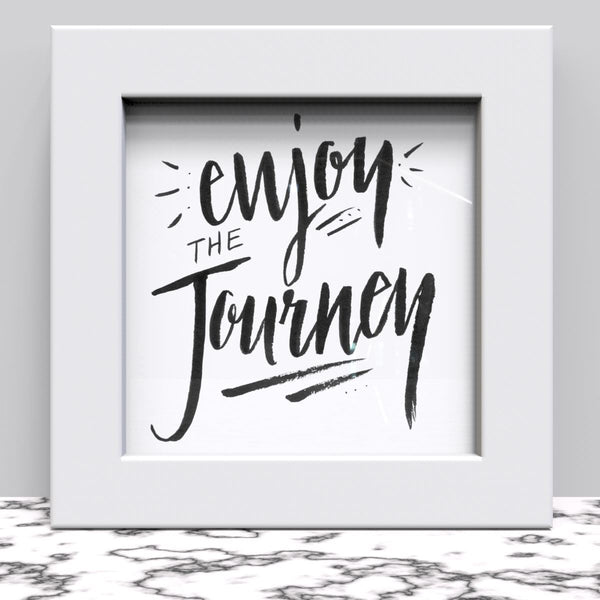 Black White Oak Photo Frame for 6x6 Inches (15.2 x 15.2 cm) Picture Photo, Stand or Hang on wall - Framesplus.co.uk