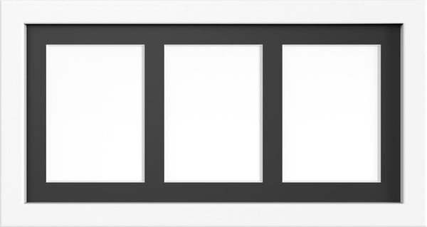 MODERN MULTI PICTURE PHOTO FRAME FOR 3 IMAGES OF 7