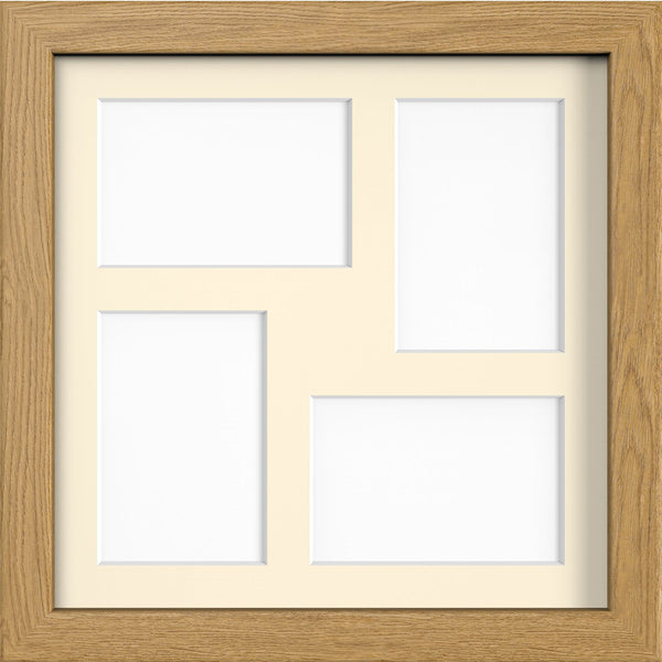 MODERN MULTI PICTURE PHOTO FRAME FOR 4 IMAGES OF 6