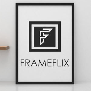 FrameFlix Black Photo Picture Poster Frames Large Square Small A1 A2 A3 A4 A5