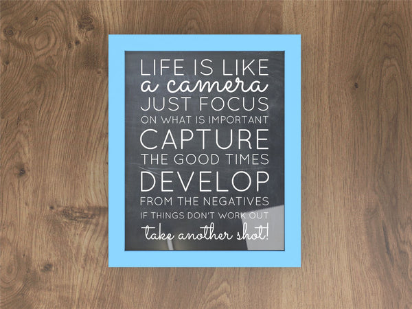 Rainbow Range Blue Photo Picture Poster Frames - Framesplus.co.uk