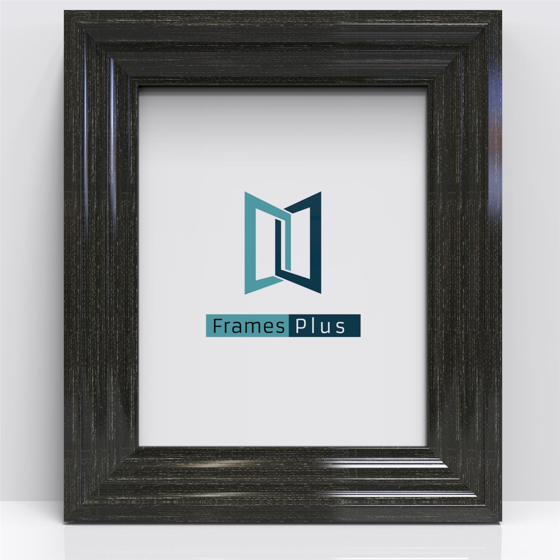 Deco Range Black Photo Picture Poster Frames, Large Square Small sizes, Hang or stand in Landscape or Portrait - Framesplus.co.uk