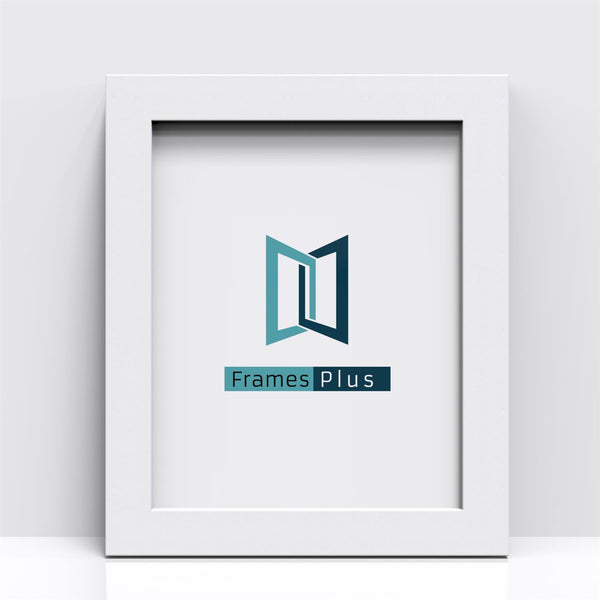 Blok Range White Photo Picture Poster Frames - Framesplus.co.uk
