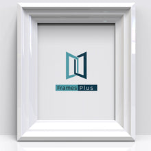 Deco Range White Photo Picture Poster Frames, Large Square Small sizes, Hang or stand in Landscape or Portrait - Framesplus.co.uk