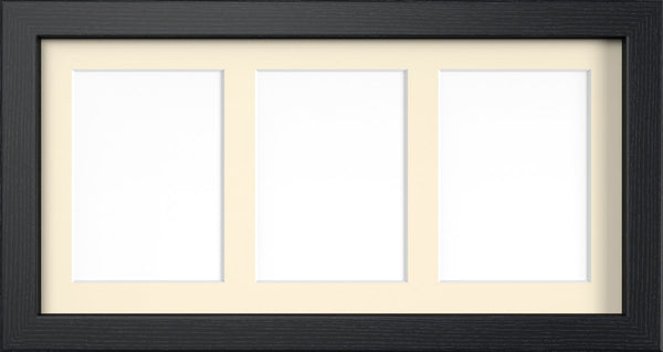 MODERN MULTI PICTURE PHOTO FRAME FOR 3 IMAGES OF 7