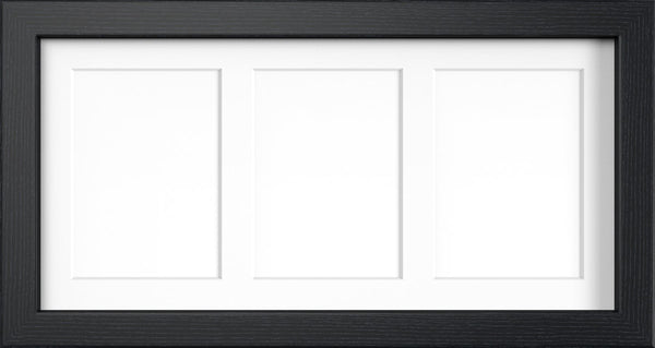 MODERN MULTI PICTURE PHOTO FRAME FOR 3 IMAGES OF 7